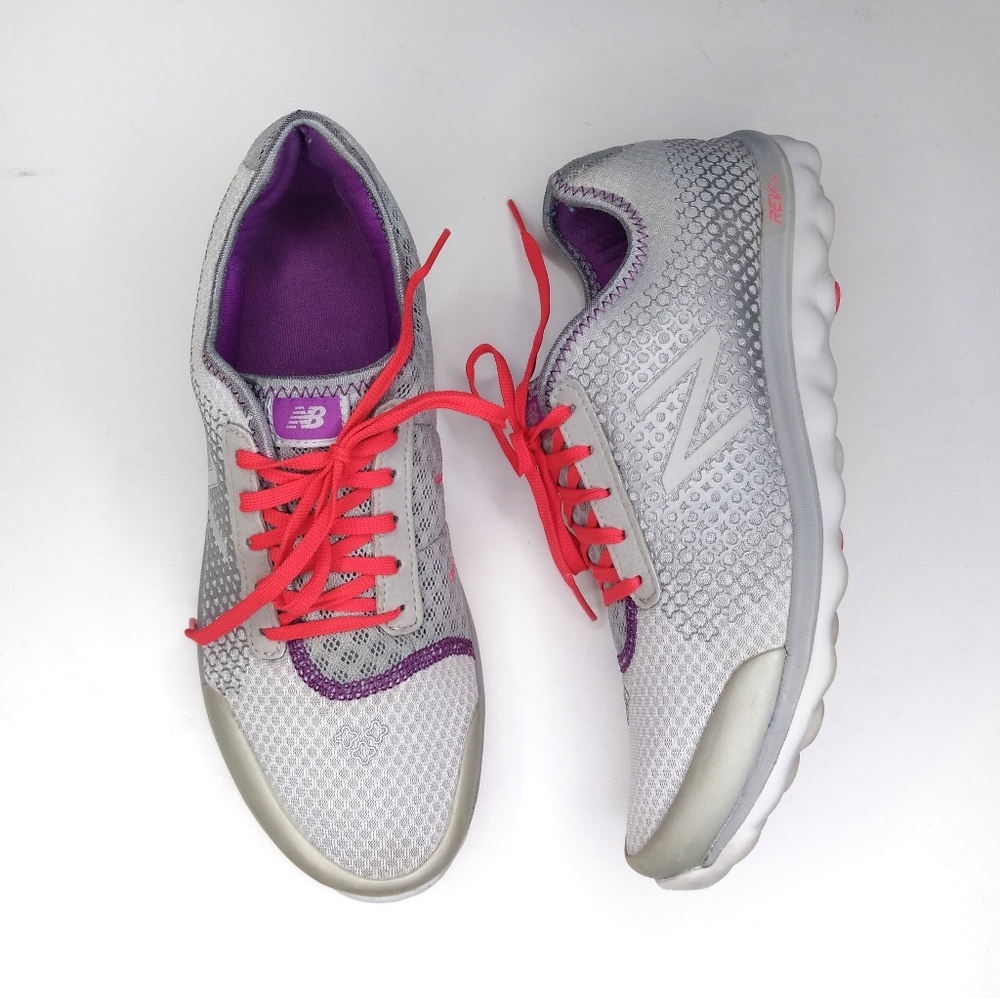 New Balance sneakers grey/purple/pink sz 11